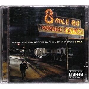 8 Mile Soundtrack CD 2002 Hip Hop Rap Eminem w/ Shady Aftermath Sampler Explicit